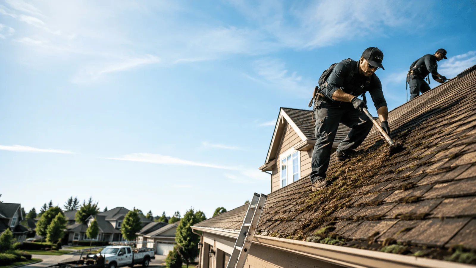 Roof Moss Removal in Bells, TX near me
